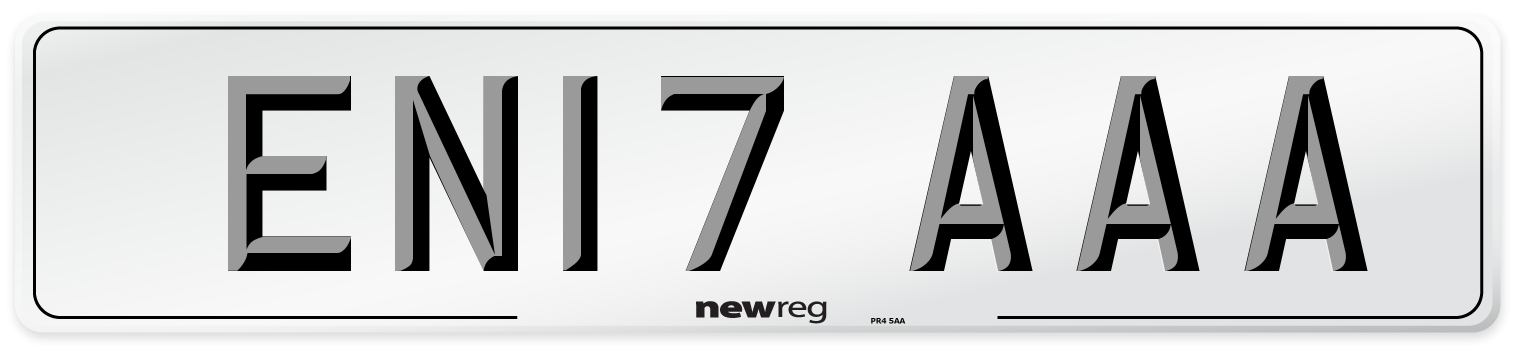 EN17 AAA Number Plate from New Reg